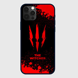 Чехол iPhone 12 Pro Max The Witcher - red gradient