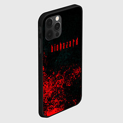 Чехол для iPhone 12 Pro Max Biohazard брызги красок, цвет: 3D-черный — фото 2