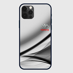 Чехол iPhone 12 Pro Max Toyota texrure grey