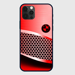 Чехол iPhone 12 Pro Max BMW carbon texture