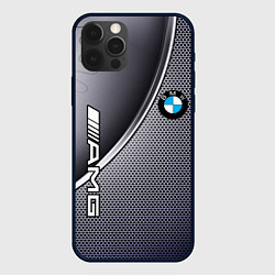 Чехол iPhone 12 Pro Max BMW metalic auto metal