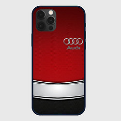 Чехол iPhone 12 Pro Max Audi metal car steel