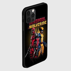 Чехол для iPhone 12 Pro Max Deadpool & Wolverine - film, цвет: 3D-черный — фото 2