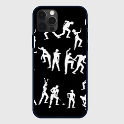 Чехол iPhone 12 Pro Max Silhouettes of moving people