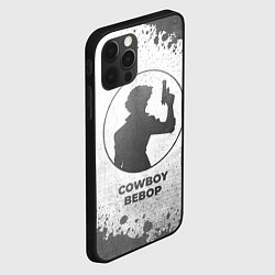 Чехол для iPhone 12 Pro Max Cowboy Bebop - white gradient, цвет: 3D-черный — фото 2