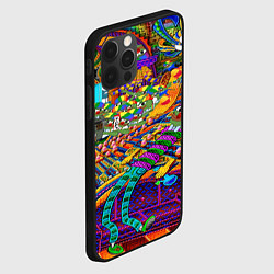 Чехол для iPhone 12 Pro Max Pepe mem optacal, цвет: 3D-черный — фото 2