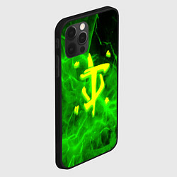 Чехол для iPhone 12 Pro Max Doom storm green, цвет: 3D-черный — фото 2