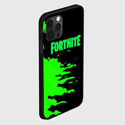 Чехол для iPhone 12 Pro Max Fortnite краски звезды, цвет: 3D-черный — фото 2