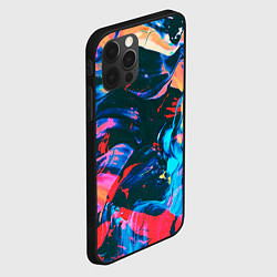 Чехол для iPhone 12 Pro Max Colors, цвет: 3D-черный — фото 2