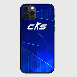 Чехол iPhone 12 Pro Max Counter-Strike 2 blue poly