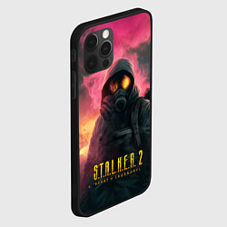 Чехол для iPhone 12 Pro Max Stalker 2 горящий атомный завод, цвет: 3D-черный — фото 2