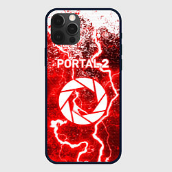 Чехол для iPhone 12 Pro Max Portal брызги красок шторм, цвет: 3D-черный