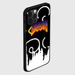 Чехол для iPhone 12 Pro Max Doom game pattern, цвет: 3D-черный — фото 2