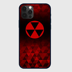 Чехол iPhone 12 Pro Max Fallout red poly