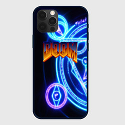 Чехол iPhone 12 Pro Max Doom мистические символы