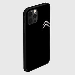 Чехол для iPhone 12 Pro Max Citroen logo auto, цвет: 3D-черный — фото 2