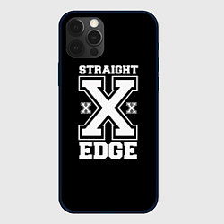 Чехол для iPhone 12 Pro Max Straight edge SXE, цвет: 3D-черный