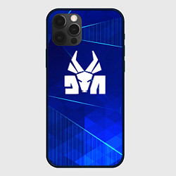 Чехол для iPhone 12 Pro Max Die Antwoord blue poly, цвет: 3D-черный