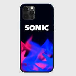 Чехол iPhone 12 Pro Max Sonic neon flame