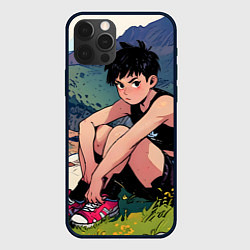 Чехол iPhone 12 Pro Max A girl anime