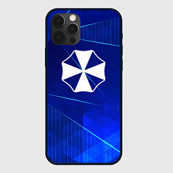 Чехол iPhone 12 Pro Max Resident Evil blue poly