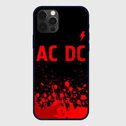 Чехол iPhone 12 Pro Max AC DC - red gradient посередине