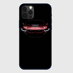 Чехол iPhone 12 Pro Max BMW i8 in the dark