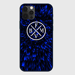 Чехол iPhone 12 Pro Max Bullet For My Valentine blue energy