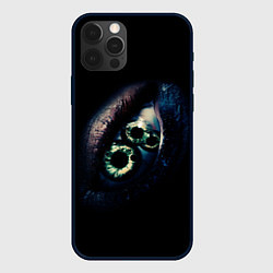 Чехол для iPhone 12 Pro Max Глаз из фильма субстанция, цвет: 3D-черный