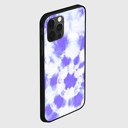 Чехол для iPhone 12 Pro Max Фиолетовый арт тай дай, цвет: 3D-черный — фото 2