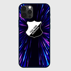 Чехол для iPhone 12 Pro Max Hoffenheim neon energy, цвет: 3D-черный