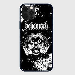 Чехол для iPhone 12 Pro Max Behemoth рок пес, цвет: 3D-черный