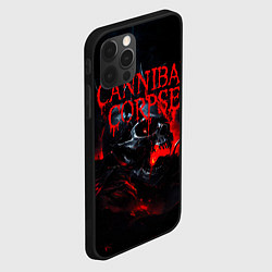 Чехол для iPhone 12 Pro Max Cannibal Corpse кровавый череп, цвет: 3D-черный — фото 2