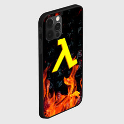 Чехол для iPhone 12 Pro Max Half life fere steel, цвет: 3D-черный — фото 2