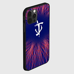 Чехол для iPhone 12 Pro Max Doom red energy, цвет: 3D-черный — фото 2