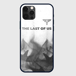 Чехол для iPhone 12 Pro Max The Last Of Us - white gradient посередине, цвет: 3D-черный