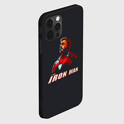 Чехол для iPhone 12 Pro Max Я железный человек, цвет: 3D-черный — фото 2