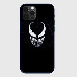 Чехол iPhone 12 Pro Max Venom face - logo