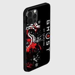 Чехол для iPhone 12 Pro Max Ghost of Tsushima - snowflakesv, цвет: 3D-черный — фото 2