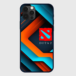 Чехол iPhone 12 Pro Max Dota 2 абстракция из линий