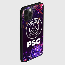 Чехол для iPhone 12 Pro Max Праздничный PSG, цвет: 3D-черный — фото 2