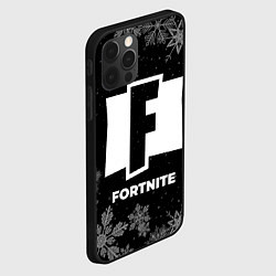 Чехол для iPhone 12 Pro Max Снежный Fortnite, цвет: 3D-черный — фото 2