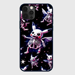 Чехол iPhone 12 Pro Max Паттерн из покемон скелетиков