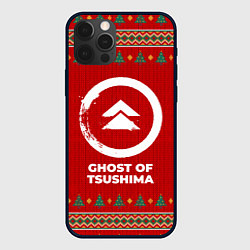 Чехол iPhone 12 Pro Max Ghost of Tsushima new year