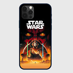 Чехол для iPhone 12 Pro Max Звездные войны - Скрытая угроза, цвет: 3D-черный