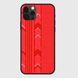 Чехол iPhone 12 Pro Max Закулисье красные обои