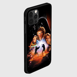 Чехол для iPhone 12 Pro Max Звездные войны - Месть ситхов, цвет: 3D-черный — фото 2