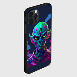 Чехол для iPhone 12 Pro Max Чужак с другой планеты, цвет: 3D-черный — фото 2