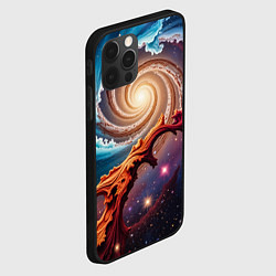 Чехол для iPhone 12 Pro Max Энергия космоса, цвет: 3D-черный — фото 2