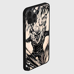 Чехол для iPhone 12 Pro Max Ghost Rider, цвет: 3D-черный — фото 2